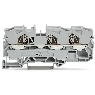 Produktfoto 1 von WAGO TOPJOB S Anschlussklemmenblock DIN-Schiene 1 Schwarz, 10 mm², 600 V Einsteck-Anschluss IECEx/ATEX/CSA