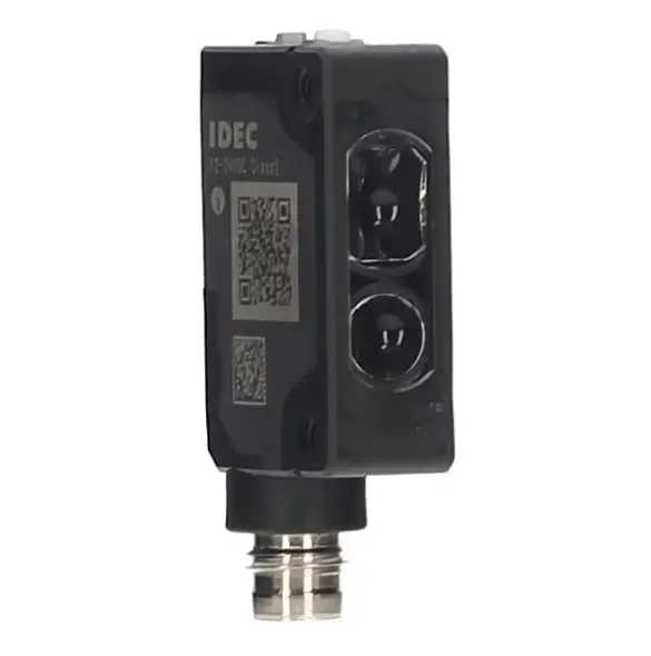 Produktfoto 1 von Idec Miniatur Optischer Sensor, Durchgangsstrahl, Bereich 20 m, PNP Ausgang, Steckverbinder, Hell-/dunkelschaltend