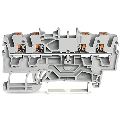 WAGO TOPJOB S Anschlussklemmenblock DIN-Schiene 1 Schwarz, 2.5 mm², 600 V Einsteck-Anschluss IECEx/ATEX/CSA