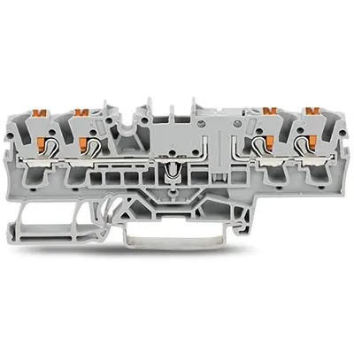 Produktfoto 1 von WAGO TOPJOB S Anschlussklemmenblock DIN-Schiene 1 Orange, 2.5 mm², 300 V Einsteck-Anschluss IECEx/ATEX/CSA
