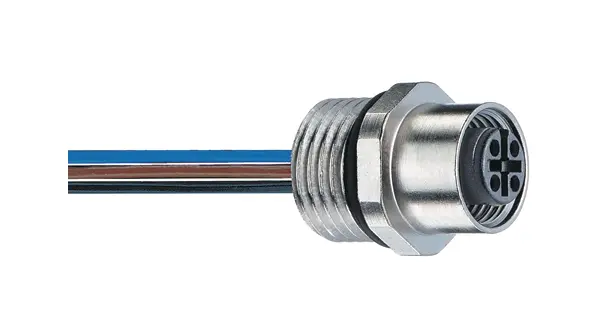 Produktfoto 1 von Lumberg RKFM, 4-polig Sensor-Betätigungselementkabel, Gerade Buchse, Länge 500 mm