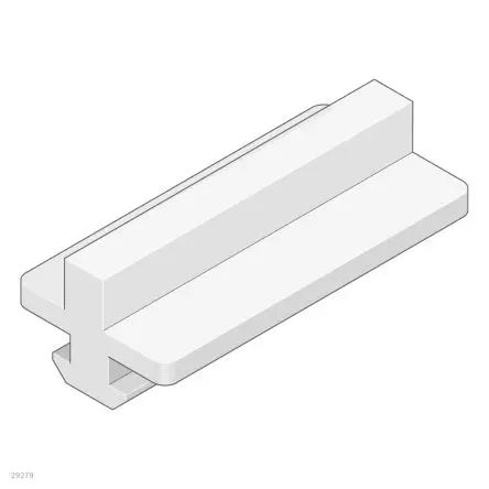 Produktfoto 1 von Bosch Rexroth 3842 Verbindungskomponente, Gleitblock, Befestigungs- und Anschlusselement für 10 mm, L. 39 mm passend für