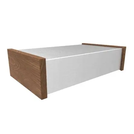 Produktfoto 1 von Hammond 1444; Aluminiumgehäuse; Aluminium; Natursilber Breite 431.8 mm Höhe 101.6 mm Länge 254 mm