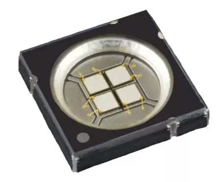Produktfoto 1 von ams OSRAM Oberfläche LZ4-04UVH0 1-fach Keramik UV-LED UV A 370 nm / 4250 mW, Gehäuse Keramikgehäuse 110 ° 9 Pin