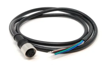 Produktfoto 1 von MOXA AWK-4121/4132/6222/6232 Netzkabel, 5-adrig Schwarz, 1 m