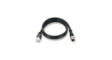 Produktfoto 1 von MOXA Cat5e Ethernet-Kabel, 1 m, Schwarz Ungeschirmt Stecker, A M12 Stecker, B RJ45