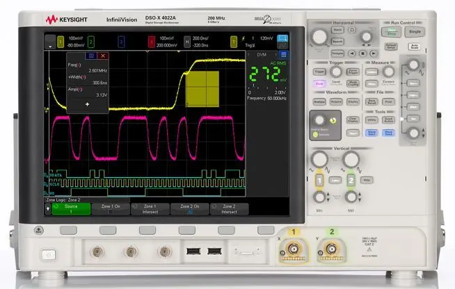 Produktfoto 1 von Keysight 4000G DSOX4032G Speicher Tisch Oszilloskop 2-Kanal Analog 350MHz