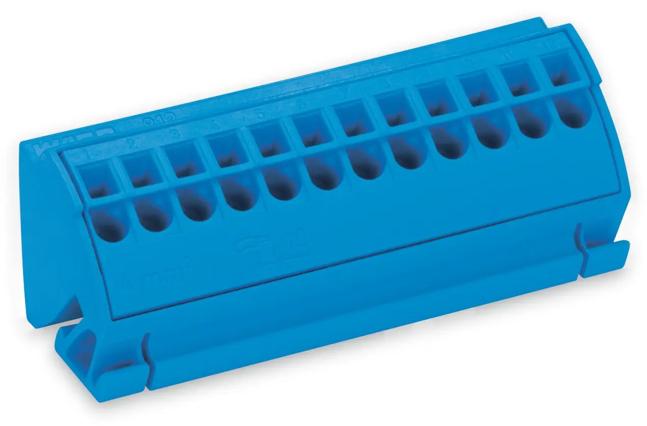 Produktfoto 1 von WAGO 812 Kupfer Nylon 6.6 Anschlussklemmenblock 96A Grau 12-polig Zugfederklemme 20/12 AWG