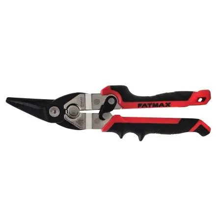 Produktfoto 1 von Stanley 250mm Blechschere für Stahl, Karton, Gummi, Aluminium, Leder, Polyvinylchlorid