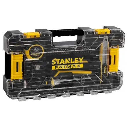 Produktfoto 1 von Stanley Werkzeugbox Schwarz, 0 Schubladen, L. 443 mm B. 238mm H. 92 mm, 2.92 kg