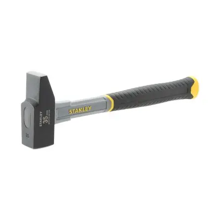 Produktfoto 1 von Stanley Hammer, Ingenieurshammer aus Kohlenstoffstahl 500 g Nicht parkend Fiberglas-Stiel