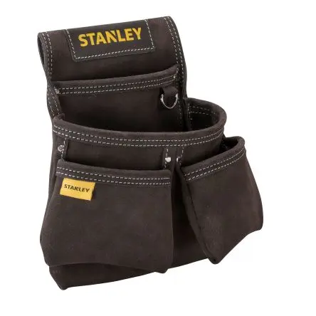 Produktfoto 1 von Stanley Leder Werkzeugtasche, 3 Fächer, 30 cm x 33 cm x 7cm