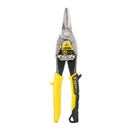 Produktfoto 1 von Stanley 250mm Blechschere für Polyvinylchlorid, Leder, Aluminium, Karton, Gummi, Stahl