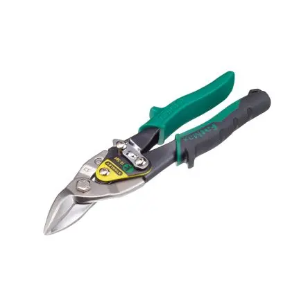 Produktfoto 1 von Stanley 250mm Blechschere für Aluminium, Leder, Stahl, Karton, Gummi, Polyvinylchlorid