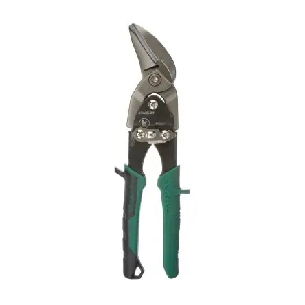 Produktfoto 1 von Stanley 250mm Blechschere für Aluminium, Gummi, Karton, Leder, Stahl, Polyvinylchlorid