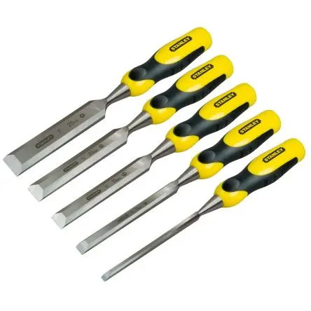 Produktfoto 1 von Stanley Holz, 5 Stück, Kohlenstoffstahl Meissel-Set 320 mm
