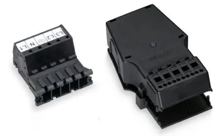 Produktfoto 1 von WAGO 831 Beleuchtungssteckverbinder, Kabel Stecker, Stecker, Zugfederklemme 35A, Kontakte: 5 IP20, 12AWG, 20 AWG