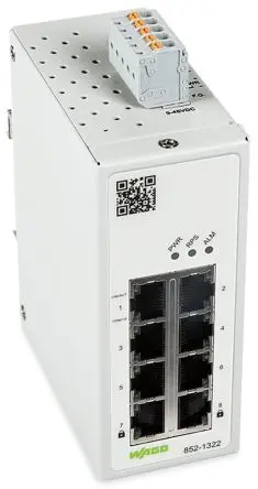 Produktfoto 1 von WAGO Industrial-Ethernet-Switch 8-Port Managed