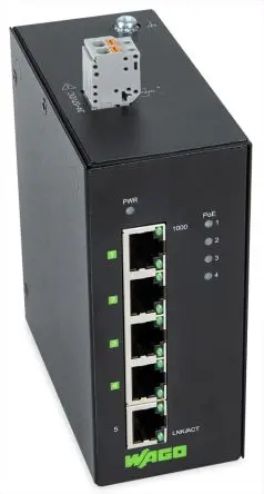 Produktfoto 1 von WAGO Industrial-Ethernet-Switch 5-Port Unmanaged