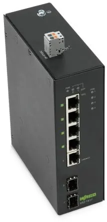 Produktfoto 1 von WAGO Industrial-Ethernet-Switch 5-Port Unmanaged Power Over Ethernet