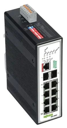 Produktfoto 1 von WAGO Industrial-Ethernet-Switch 8-Port Managed