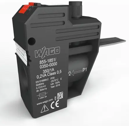 Produktfoto 1 von WAGO 855 Serie Strom- und Spannungsabgriff Nylon 6.6, 16AWG, 24 AWG, Netzflachstecker für Klemmenblöcke