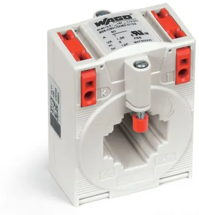 Produktfoto 1 von WAGO 855 Stromwandler 50 A, DIN-Hutschiene, 1.25 VA