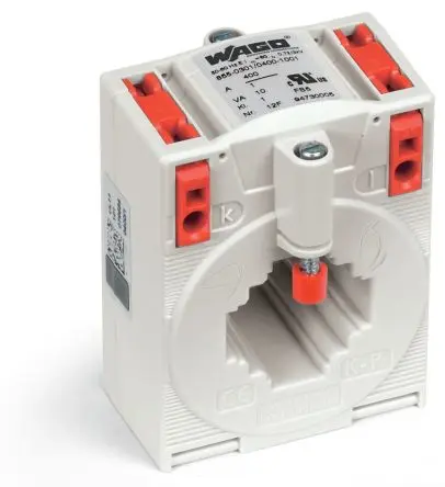 Produktfoto 1 von WAGO 855 Stromwandler 400 A, DIN-Hutschiene, 10 VA
