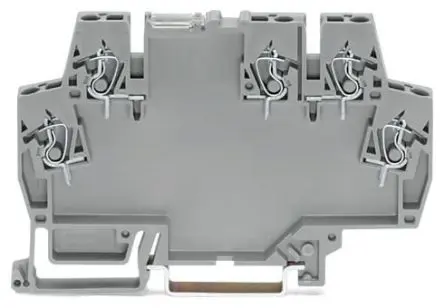 Produktfoto 1 von WAGO 859 Anschlussklemmenblock Grau, 2.5mm², 24V Zugfederklemme