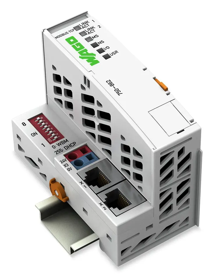 WAGO 750 Controller, 2 Eing. 24 V