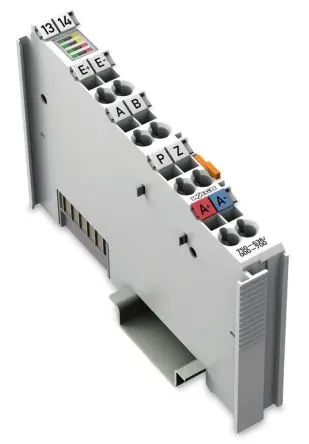 Produktfoto 1 von WAGO Gleichstrommotorsteuerung, 2-phasig, 24V dc, Positionierung-Steuerung / 5A, L: 100mm B: 48 mm T: 69.8 mm