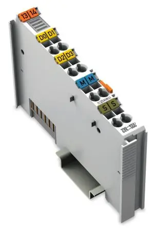 Produktfoto 1 von WAGO Schnittstellenmodul 750 RS422/RS485 24V dc