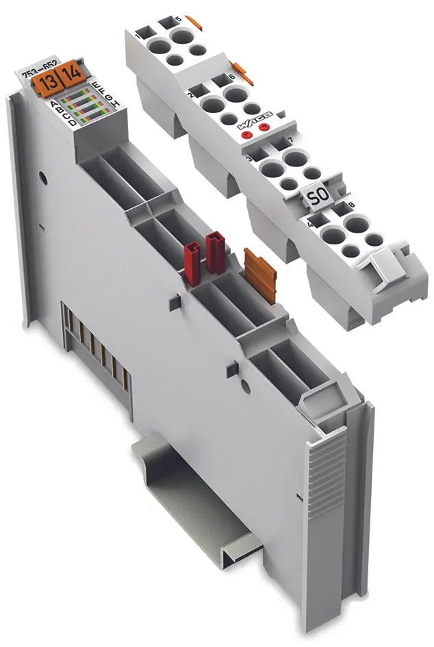 Produktfoto 1 von WAGO 753 Serielles Schnittstellenmodul für SPS 24