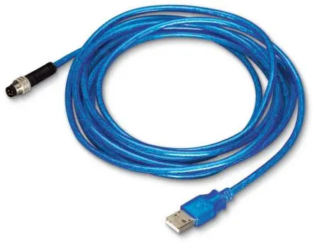 Produktfoto 1 von WAGO 756, 4-polig Steuerleitung, Gerade Stecker / USB Typ A Stecker, Länge 1 m