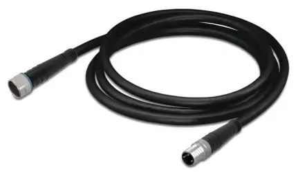 Produktfoto 1 von WAGO 756, 3-polig Steuerleitung, Gerade Buchse 3 / Gerade Stecker, Länge 2 m