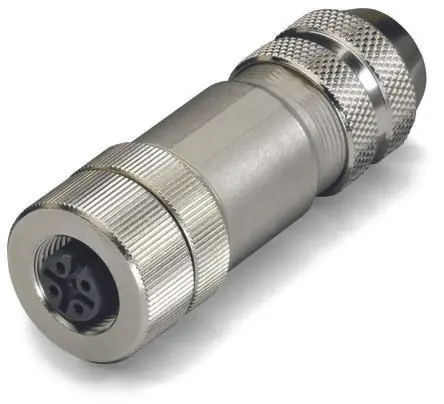 Produktfoto 1 von WAGO, Gerade 756-9208/060-000 Rundsteckverbinder Adapter 5 M12, IP67