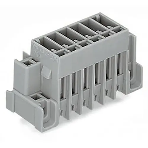 Produktfoto 1 von WAGO 769 Leiterplatten-Stiftleiste Gerade, 2-polig / 1-reihig, Raster 5mm, Ummantelt