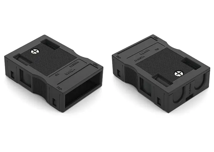 Produktfoto 1 von WAGO 770 Beleuchtungssteckverbinder, Kabel, Zugentlastungsgehäuse, Zugfederklemme, Kontakte: 3 IP20, Anz.Ausl. 3,