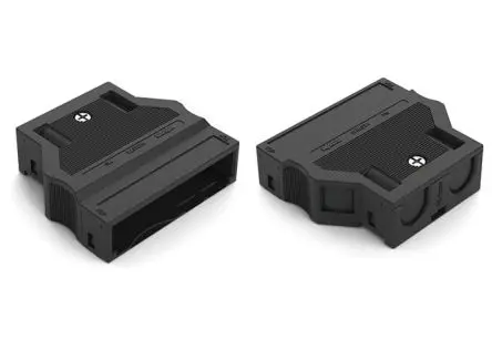 Produktfoto 1 von WAGO 770 Beleuchtungssteckverbinder, Kabel, Zugentlastungsgehäuse, Zugfederklemme, Kontakte: 5 IP20, Anz.Ausl. 5,