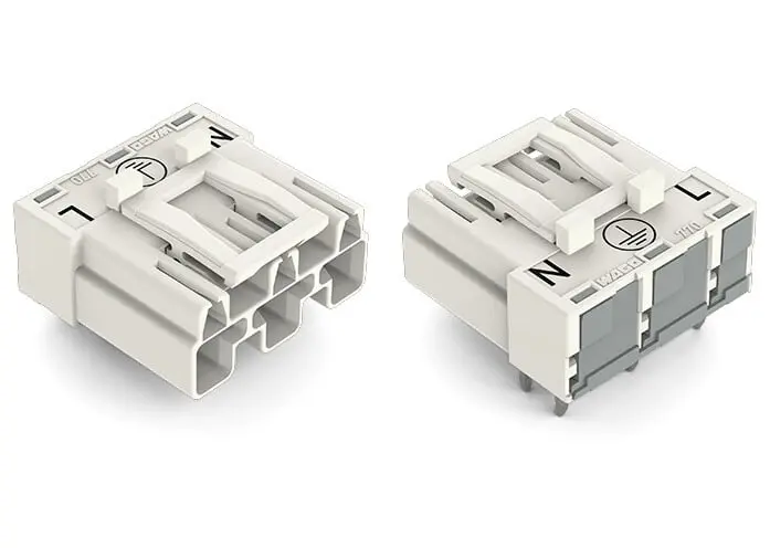 Produktfoto 1 von WAGO 770 Leiterplatten-Stiftleiste gewinkelt, 3-polig / 1-reihig, Raster 10mm, Ummantelt