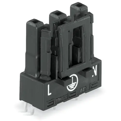 Produktfoto 1 von WAGO 770 Leiterplattenbuchse Gerade 3-polig / 1-reihig, Raster 10mm