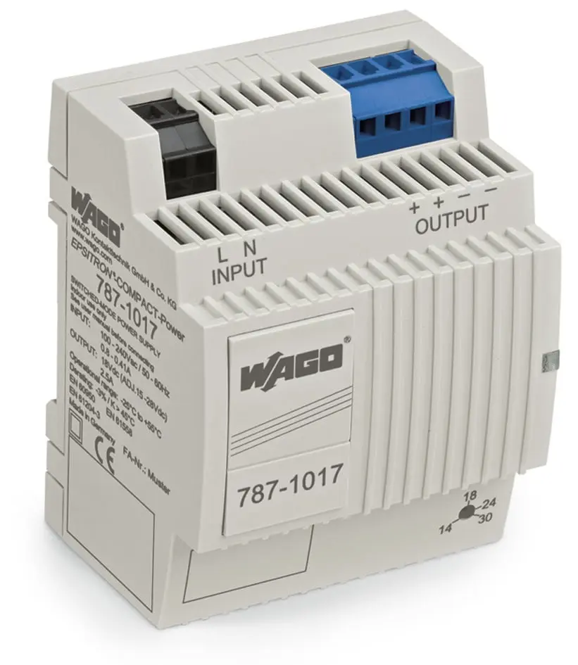 Produktfoto 1 von WAGO DIN-Schienen Netzteil 18V dc / 2.4A 45W 230V