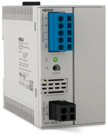 Produktfoto 1 von WAGO 787 DIN-Schienen Netzteil Schaltnetzteile 264V ac AC / 4 A 24V dc DC 96 W