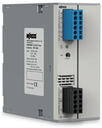 Produktfoto 1 von WAGO 787 DIN-Schienen Netzteil Schaltnetzteile 550V ac AC / 10 A 24V dc DC 240 W