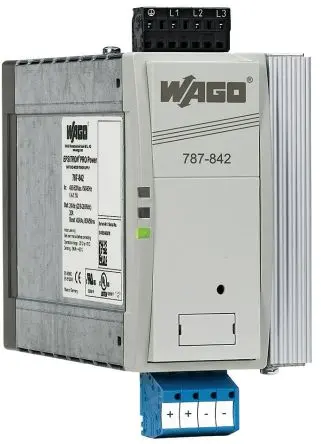 Produktfoto 1 von WAGO 787 DIN-Schienen Netzteil Schaltnetzteile 550V ac AC / 20 A 24V dc DC 480 W