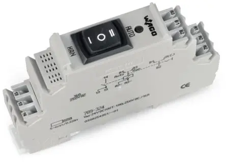 Produktfoto 1 von WAGO 789 Relaismodul 24V dc DIN-Hutschiene 19mA