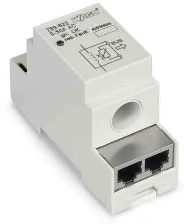 Produktfoto 1 von WAGO Serie 857 Signalwandler 24V dc, Strom 0 → 50 A EIN / RS485 DIN-Hutschiene