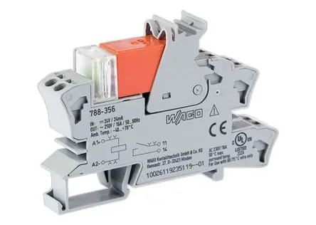 Produktfoto 1 von WAGO 788 Relaismodul 24V dc DIN-Hutschiene 19mA