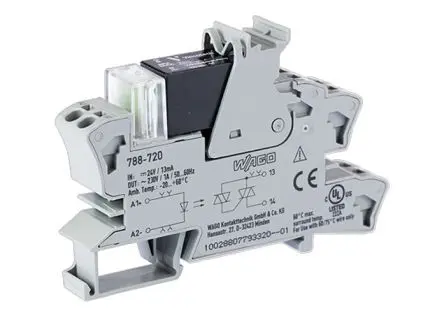 Produktfoto 1 von WAGO 857 DIN-Hutschiene Halbleiterausgang 240 V ac/dc 60V / 1 A
