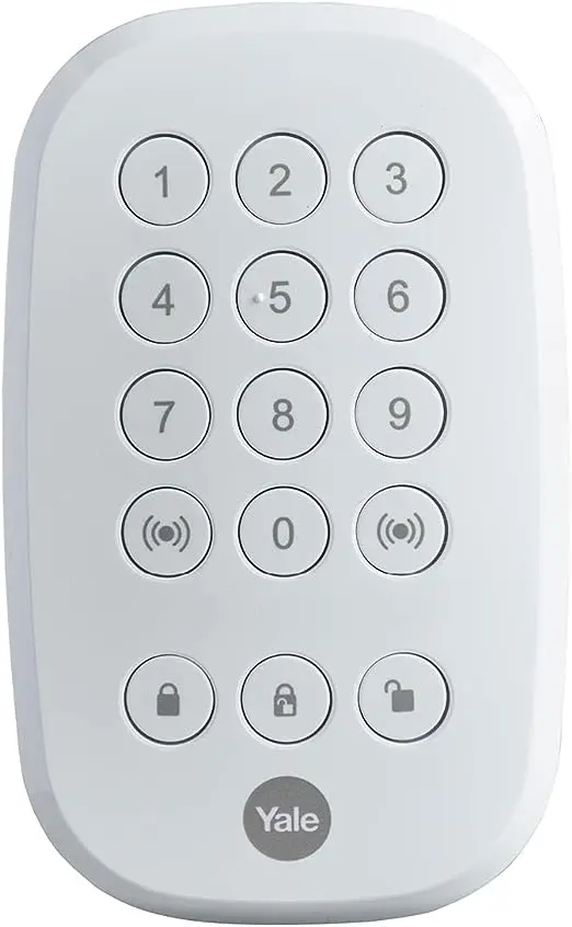 Produktfoto 1 von Yale1 Schlüsselanhänger Drahtloses Tastenfeld für Smart Home Alarm